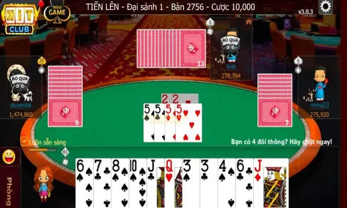 Cách đánh bài tiến lên luôn thắng - Mẹo và chiến thuật 3 Luật chơi bài tiến lên